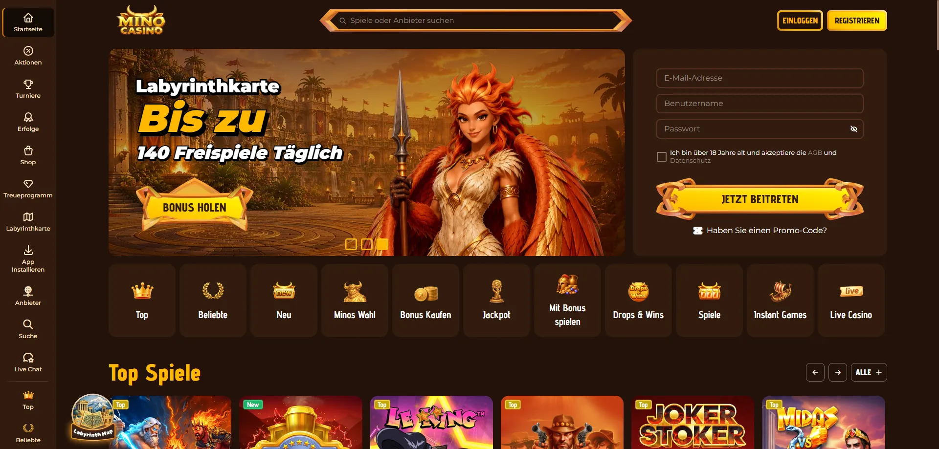 Mino Casino Erfahrungen 2026 – ehrliche Bewertung für deutsche Spieler