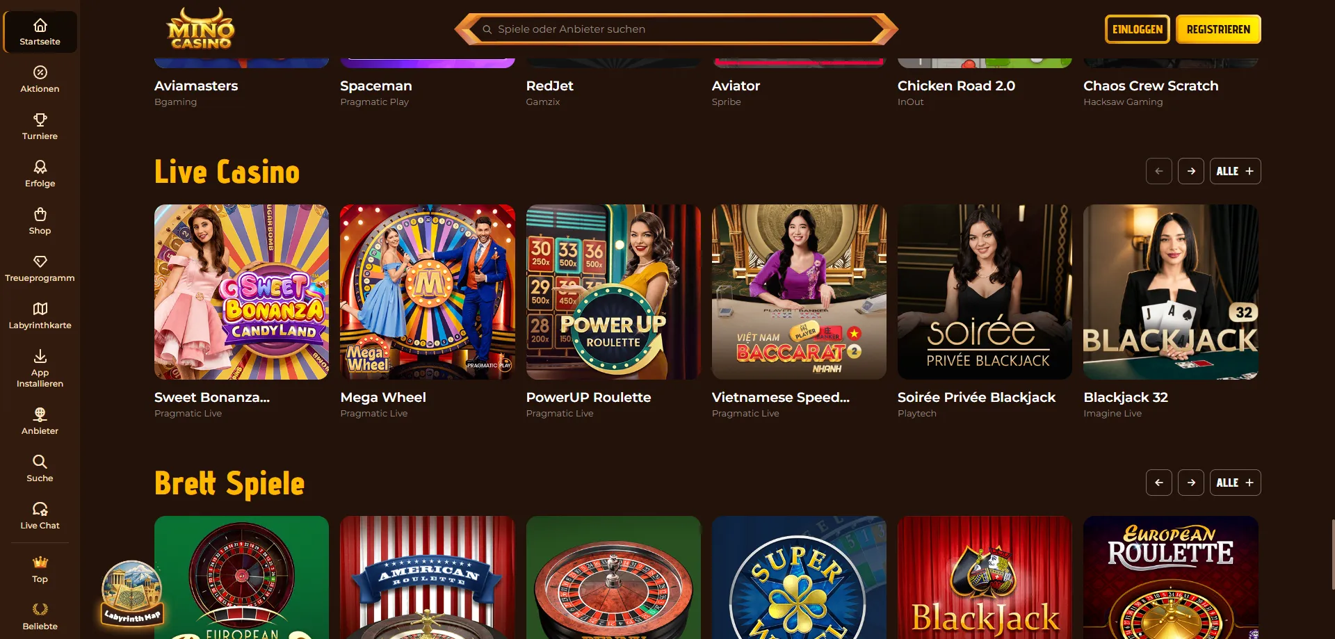 Mino Casino Live Casino &ndash; echte Dealer in Echtzeit erleben